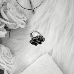 Black onyx ring | Black onyx |Black onyx jewelry| Black onyx ring women |Black onyx silver ring |Woman black ring onyx |Onyx jewelry For Her