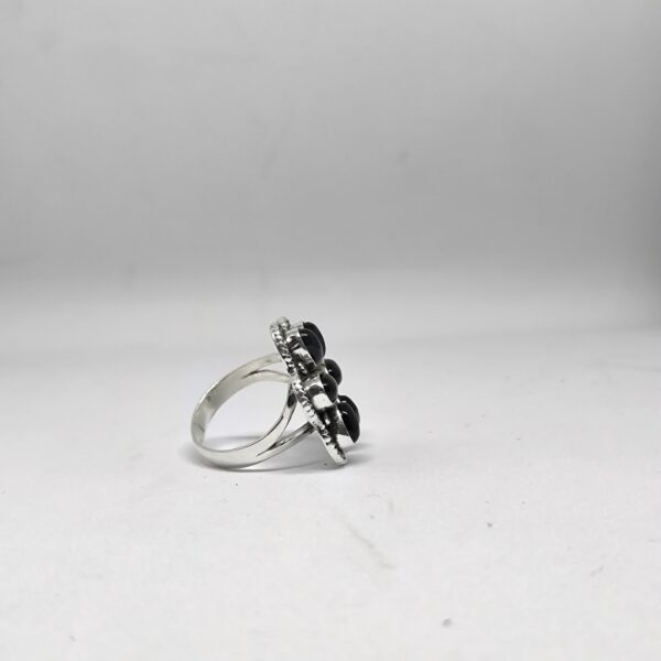 Black onyx ring | Black onyx |Black onyx jewelry| Black onyx ring women |Black onyx silver ring |Woman black ring onyx |Onyx jewelry For Her - Image 7