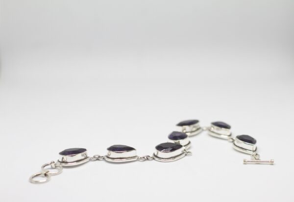 Amethyst bracelets|Bracelets|Crystal bracelets|Handmade bracelets| Pear shaped Bracelets|Stone bracelets|Bracelets for Women| Boho bracelets - Image 2