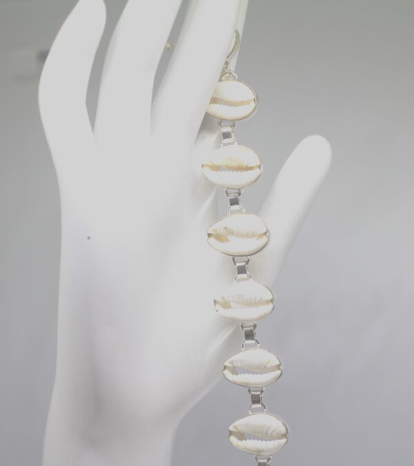 Cowry shell bracelet |Cowry shells |Shell bracelet | White shell bracelet | Handmade bracelet | Boho bracelet | Cowry shells |Women Bracelet - Image 3