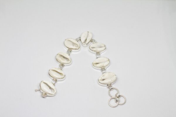 Cowry shell bracelet |Cowry shells |Shell bracelet | White shell bracelet | Handmade bracelet | Boho bracelet | Cowry shells |Women Bracelet - Image 5