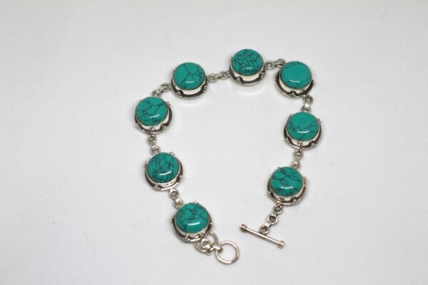 Turquoise bracelets | Womens bracelets | Turquoise bracelets for women | Turquoise jewelry | Blue turquoise | Natural turquoise Bracelets - Image 2