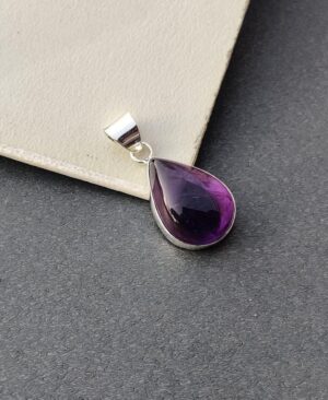 Amethyst Pendant, Handmade Pendant, 925 Silver Pendant, Women Pendant, Natural Amethyst, Dainty Pendant, Amethyst Jewelry, Boho Pendant