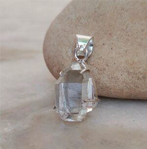 Herkimer Diamond Pendant, Handmade Pendant, 925 Silver Pendant, Gemstone Pendant, Herkimer Jewelry, Women Pendant, Dainty Pendant, Gift Her