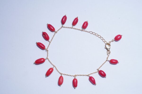 Coral Bracelet | Gold Plated