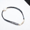 Black Spinel Bracelet Gold Plated