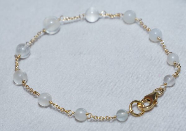 Moonstone bracelet, Gold Plated Moonstone bracelet