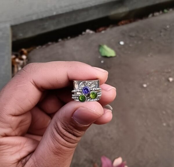 Peridot, Amethyst  Ring - Image 4