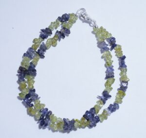 Peridot Iolite Bracelet
