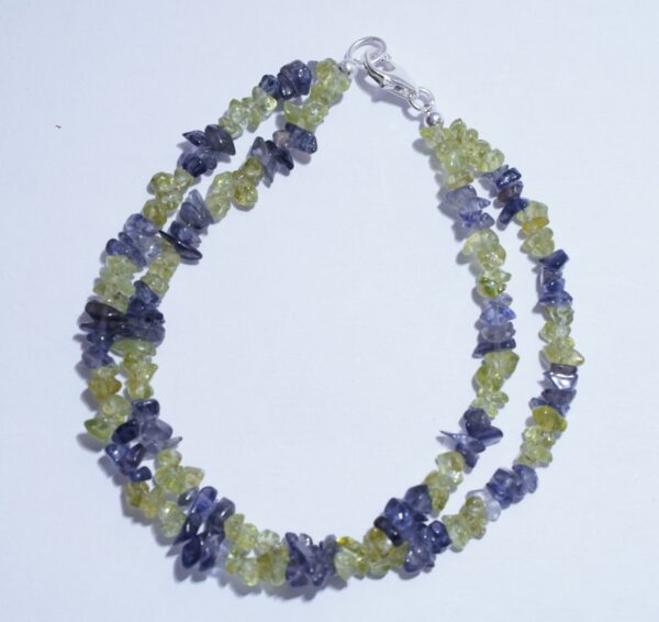Peridot Iolite Bracelet