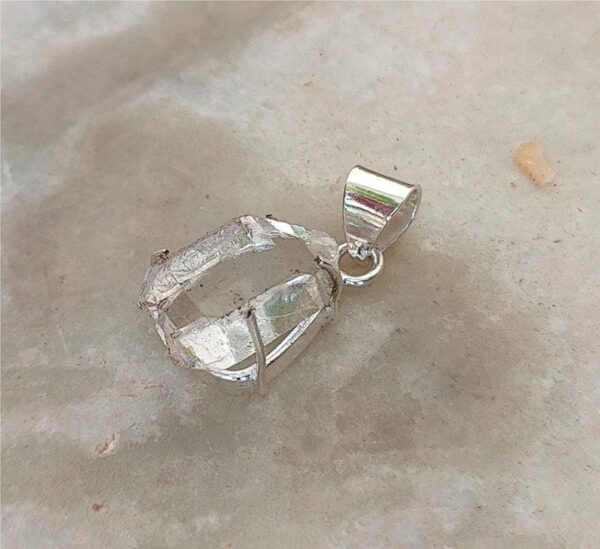 Herkimer Diamond Pendant, Handmade Pendant, 925 Silver Pendant, Gemstone Pendant, Herkimer Jewelry, Women Pendant, Dainty Pendant, Gift Her