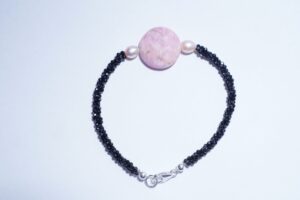 Black bracelet | Spinel $ Jasper