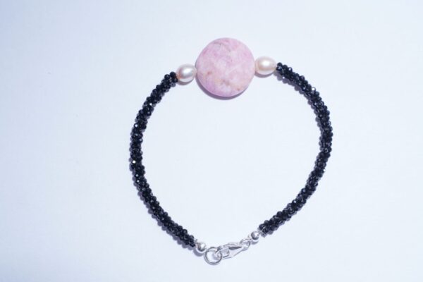Black bracelet | Spinel $ Jasper