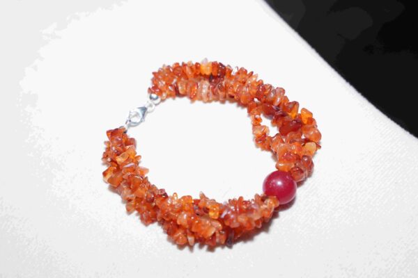 Red agate Bracelet - Image 3