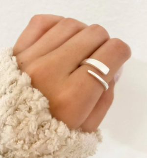 Silver Minimalist ring | handmade Silver ring