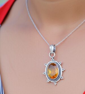 CITRINE pENDENT