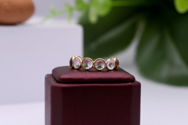 Clear Quartz Crystal Ring – 925 Sterling Silver Handmade Ring – Natural Crystal Eternity Ring for Women, Ring for women, Gift for her, Gift - Image 14