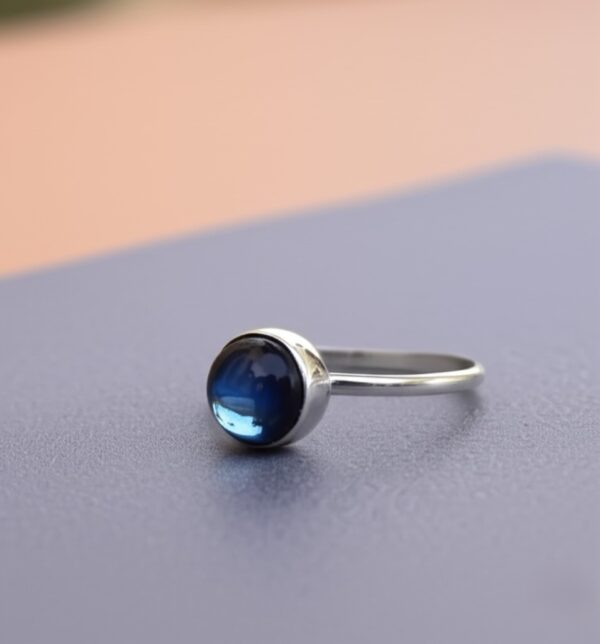 Labradorite Ring, Handmade Ring, 925 Starling Silver Ring, Women Ring, Natural Labradorite, Gemstone Ring, Statement Ring, Boho Ring - Image 9