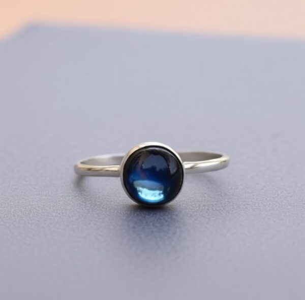 Labradorite Ring, Handmade Ring, 925 Starling Silver Ring, Women Ring, Natural Labradorite, Gemstone Ring, Statement Ring, Boho Ring - Image 8