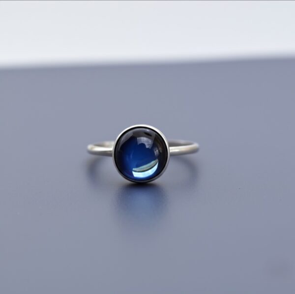 Labradorite Ring, Handmade Ring, 925 Starling Silver Ring, Women Ring, Natural Labradorite, Gemstone Ring, Statement Ring, Boho Ring - Image 3