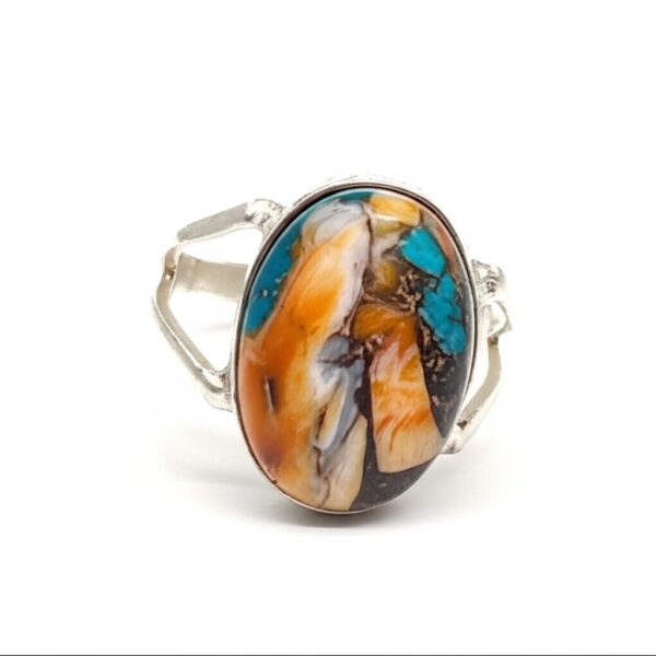 Matted Turquoise Ring - Image 5