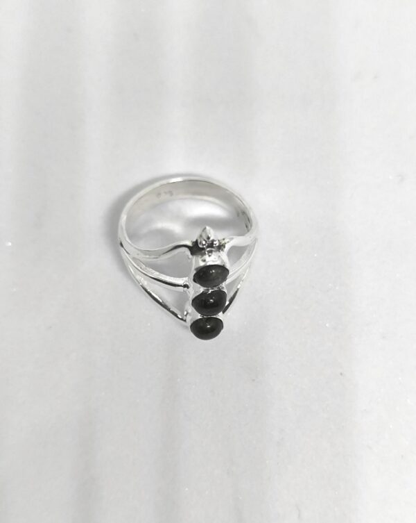 Obsidian ring | Black obsidian | Obsidian gemstone Ring | Gemstone Ring | Gift Her | Black obsidian | Obsidian ring women | Obsidian stone