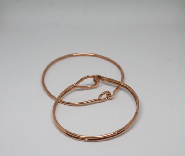 Handmade Copper Bangel, Pure copper Bangle, Adjustable bangle, Pair Bangle, 2 set bangle, Hook Bangle, Gift for her, Boho Bangle, Brown