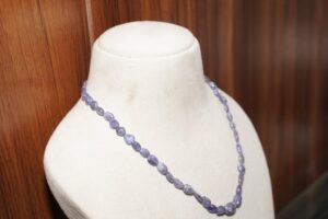 Tanzanite Necklace, Tanzanite Jewelry, Natural Tanzanite Stones, Handmade Tanzanite Necklace, Blue Gemstone Necklace, Gold-Plated Necklace