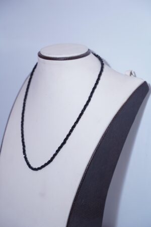 Black spinel Necklace, 3 Layer spinel necklace, 20 inch Necklace, Handmade jewelry, Black spinel jewelry, spinel gemstone, Black necklace