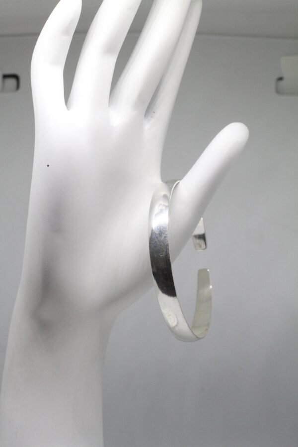 Sterling Silver Bangle |Silver Bangle Bracelet |Silver Cuff Bracelet | Minimalist Bangle | Modern Bangle |Classic Bangle | Stackable Bangle
