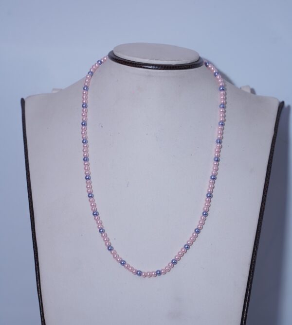 Pearl Necklace, Handmade Necklace, White Pearl Necklace,  Blue Pearl Necklace, Beautiful Pearl Necklace, Gift for Her, Women Necklace, Gift.