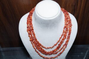 Carnelian necklace, Gemstone necklace, Valentines Day Gift, Gift for her,Handmade Necklace, Carnelian seed beads Necklace, Natural Carnelian