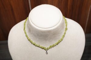 Peridot Necklace, Gemstone Necklace, Handmade Necklace, Dainty Necklace, Gift Necklace,  Gift for Her