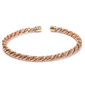 Twisted Copper Bangle Bracelet, Copper Twisted Bangle, Handcrafted Bangle, Unique Twisted Copper Bangle Bracelet, Minimalist Copper Bangle