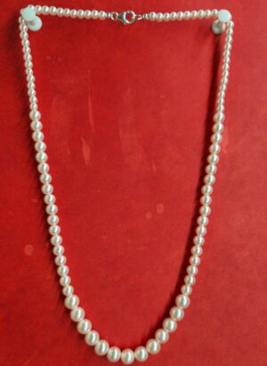 Pink pearl necklace, Delicate necklace, Minimalist necklace, Feminine jewelry, gift for her, birthday or anniversary gift, Mother's Day gift