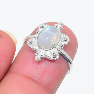Sterling Silver Oval Gemstone, Moonstone ring, Onyx Ring, Labradorite Ring, Malachite Ring, Turquoise Ring, Women Ring, Couples Gift,For her