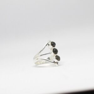 Obsidian ring | Black obsidian | Obsidian gemstone Ring | Gemstone Ring | Gift Her | Black obsidian | Obsidian ring women | Obsidian stone