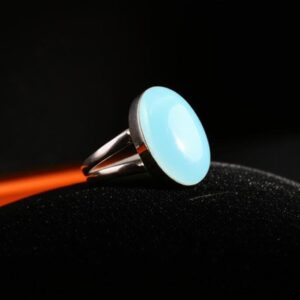 Elegant Aqua Chalcedony Gemstone Ring, 925 Sterling Silver Ring, Handmade Ring, Beautiful Ring, Designer Ring, Women Ring, Gift For Her